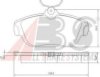 A.B.S. 36710 OE Brake Pad Set, disc brake